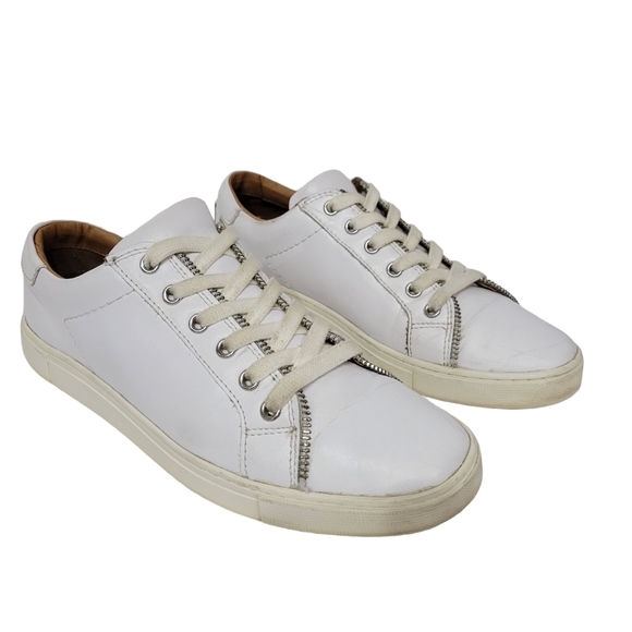 Frye Shoes - Frye White Leather Women's Sneakers